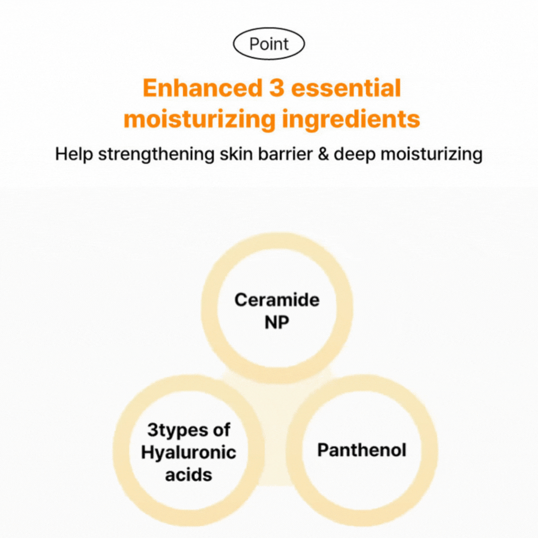 Ceramide NP, panthenol and hyaluronic acid cream for barrier healing & nourishing skincare