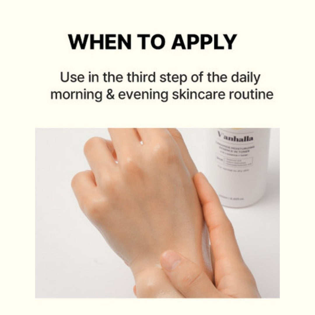 How to use V’anhalla Ceramide Moisturizing Cream