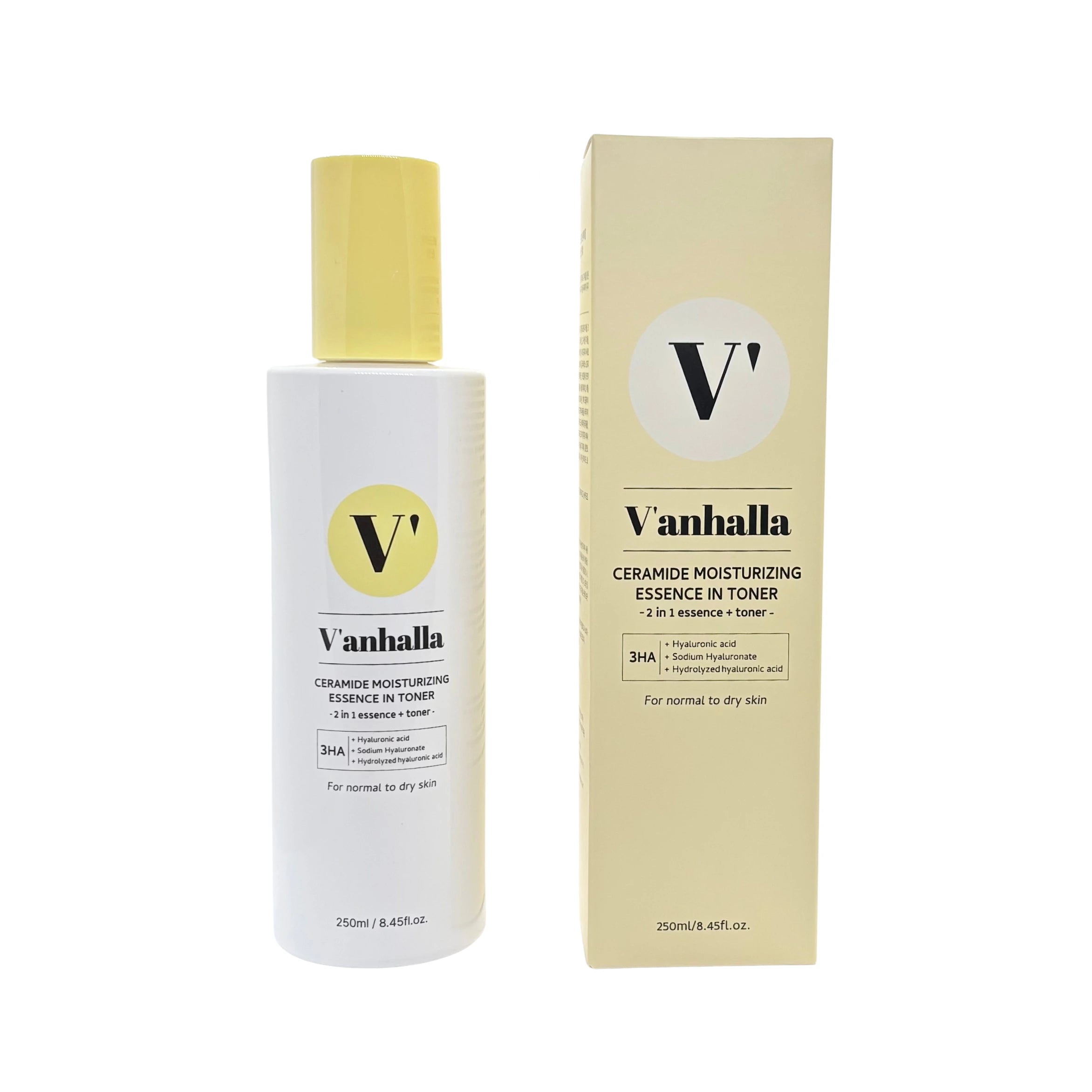 Vanhalla Ceramide Moisturizing Essence-In Toner – Vegan, Gentle, Hydrating & Skin Barrier Care