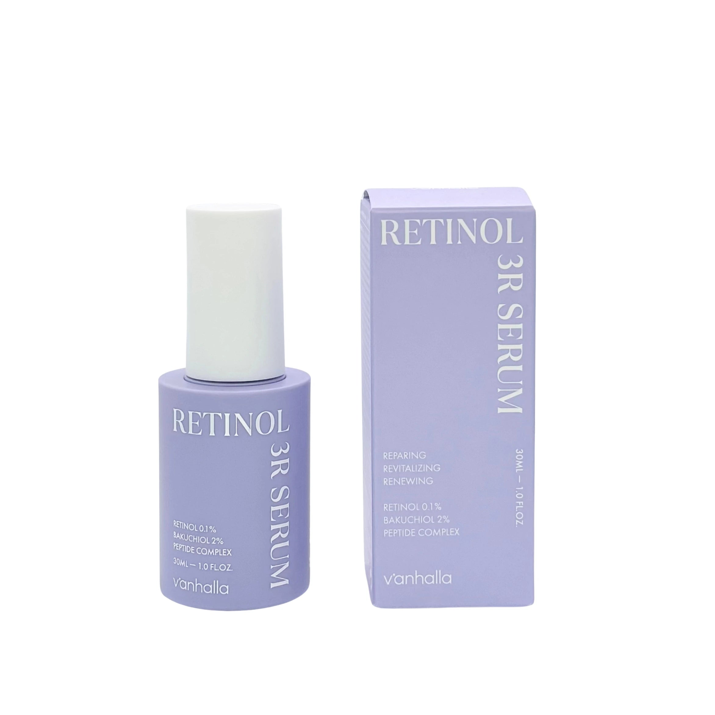 Vanhalla Retinol 3R Serum – Vegan, Wrinkle Care, Firming & Slow-aging
