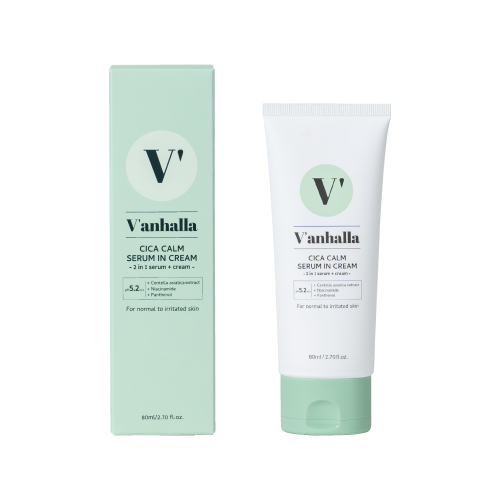 V’anhalla Cica Calm Serum in Cream – soothing moisturizer for irritated and sensitive skin
