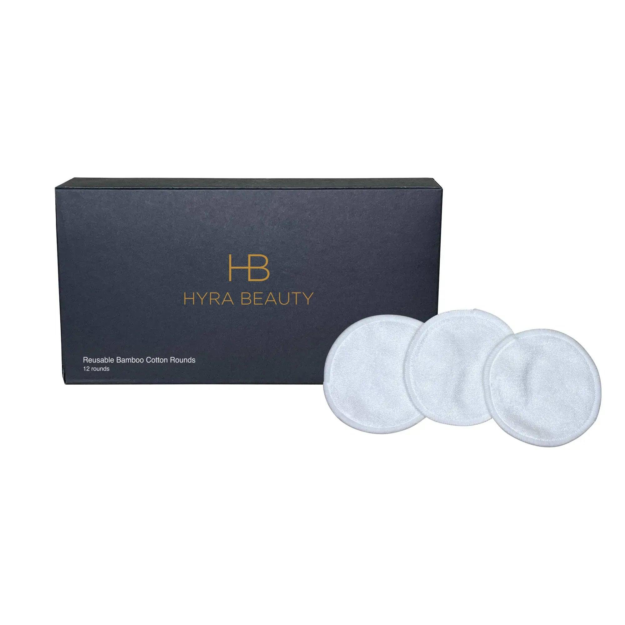 Reusable Bamboo Cotton Rounds - Hyra Beauty